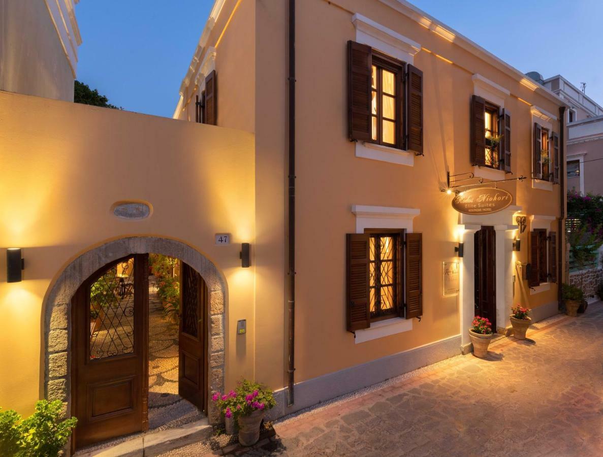 Rodos Niohori Elite Suites Boutique Hotel Rhodes City Exterior foto